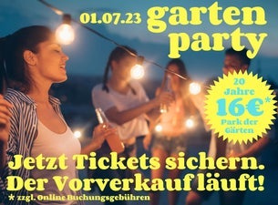 Die Jubiläums - Gartenparty Die Jubiläums - Gartenparty